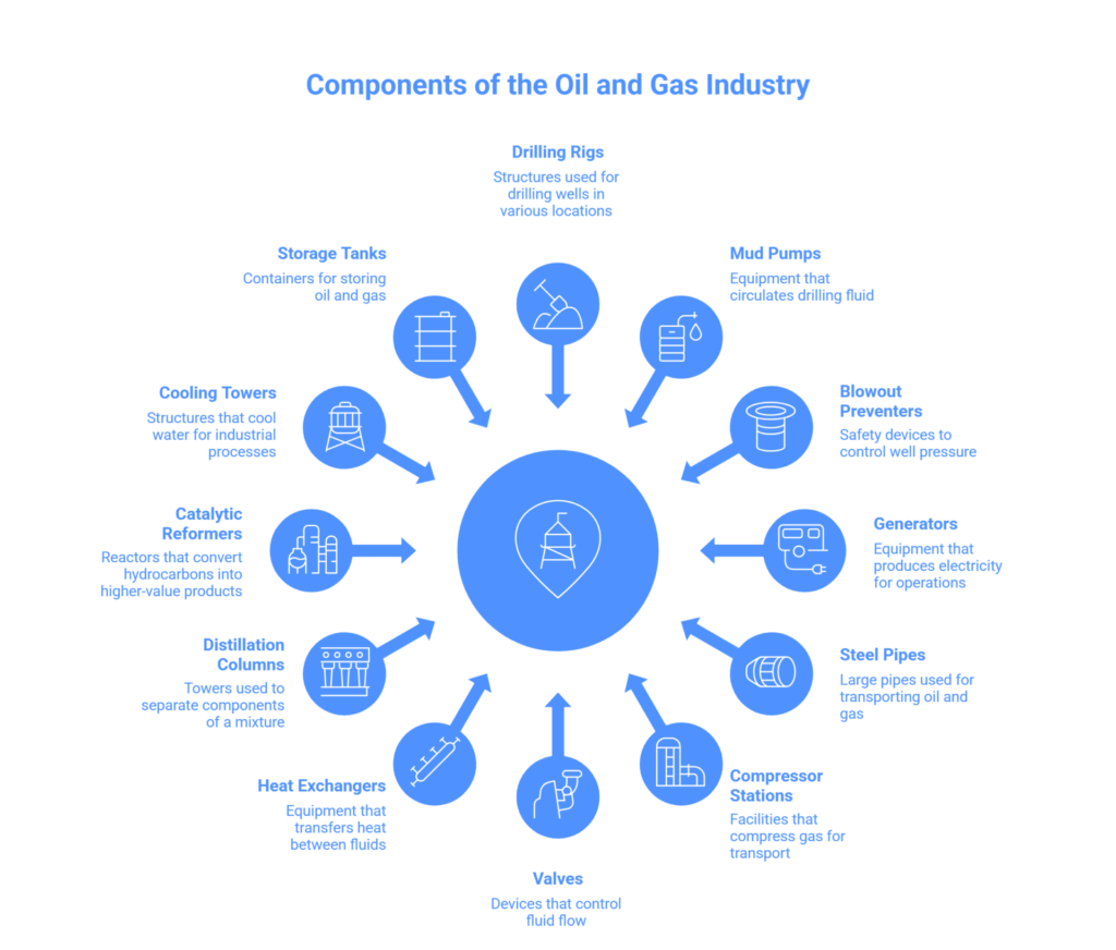 Oil And Gas Industry Components