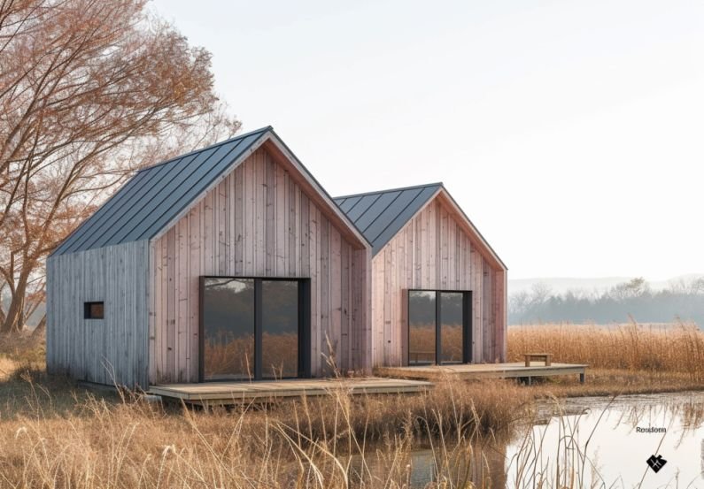 Transporting Prefabricated Wooden Buildings