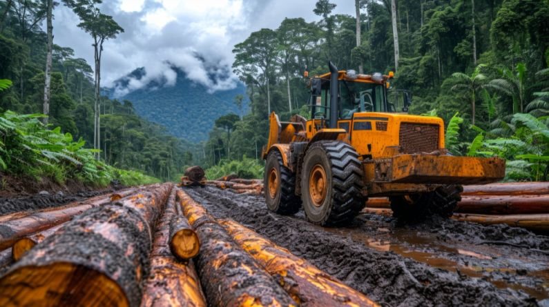 Shipping Forestry Equipment