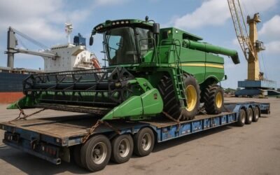 Shipping a Harvester Machine Across the Globe 🌍