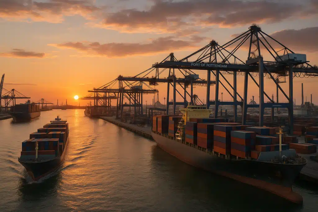 Port Of Rotterdam, Netherlands