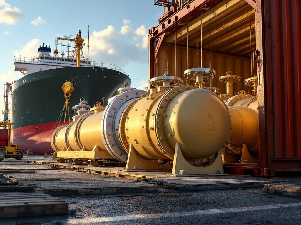 bulk shipping pipeline valves