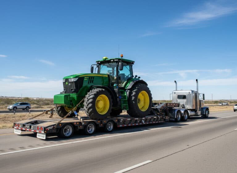 agricultural tractor shipping