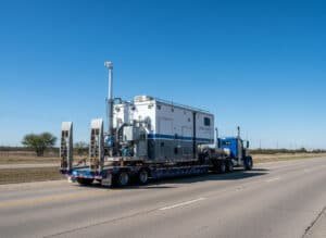 air monitoring trailer shipping
