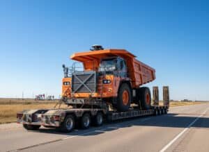 autonomous haul truck shipping