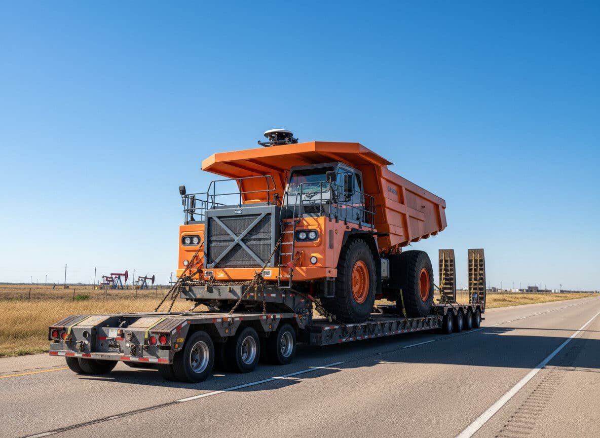 autonomous haul truck shipping