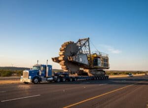 bucket-wheel excavator shipping