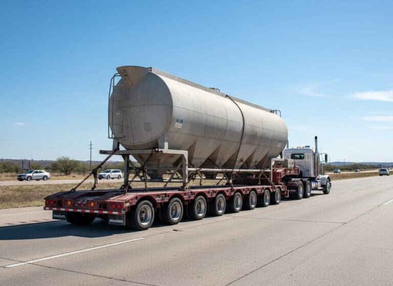 cement trailer shipping