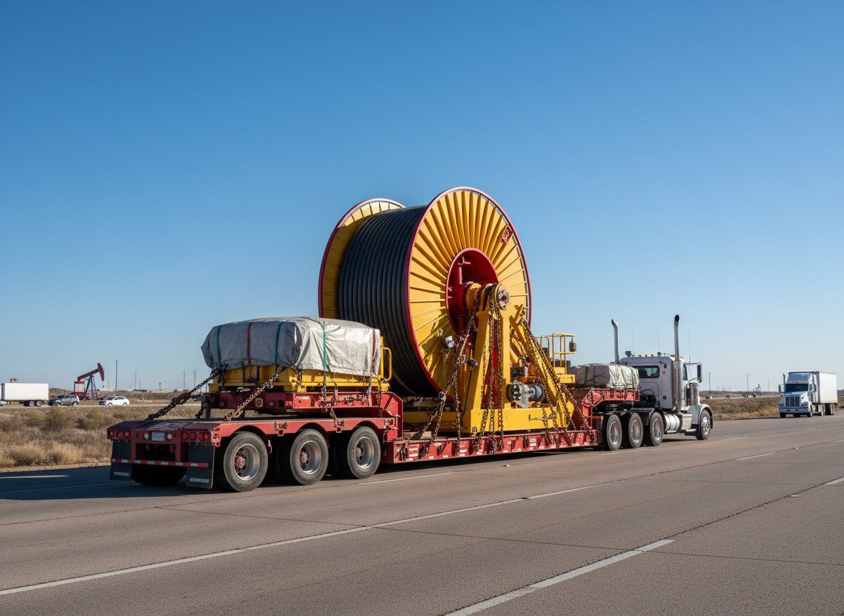 coil tubing unit shipping
