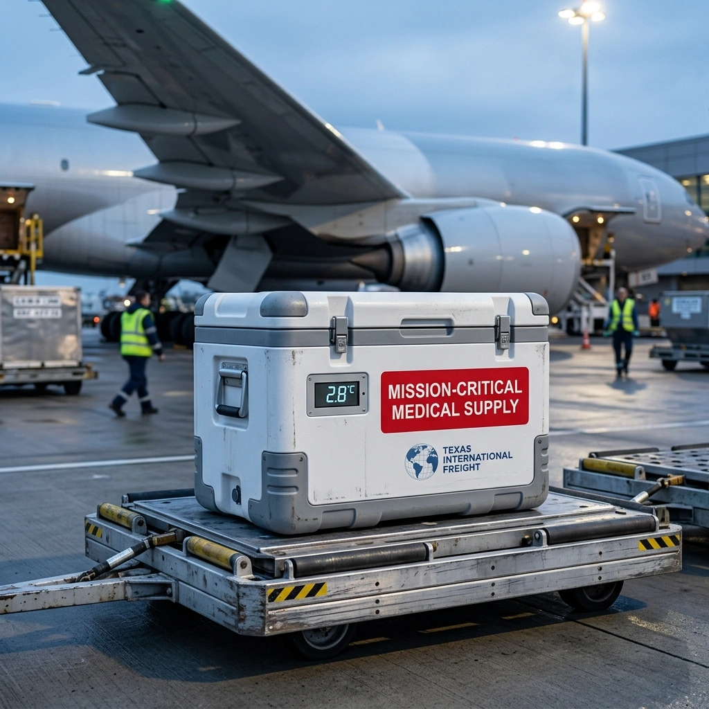 Texas International Freight Provides Mission-Critical Medical Supply Shipping And Specialized Cold Chain Logistics For Time-Sensitive Healthcare Cargo.