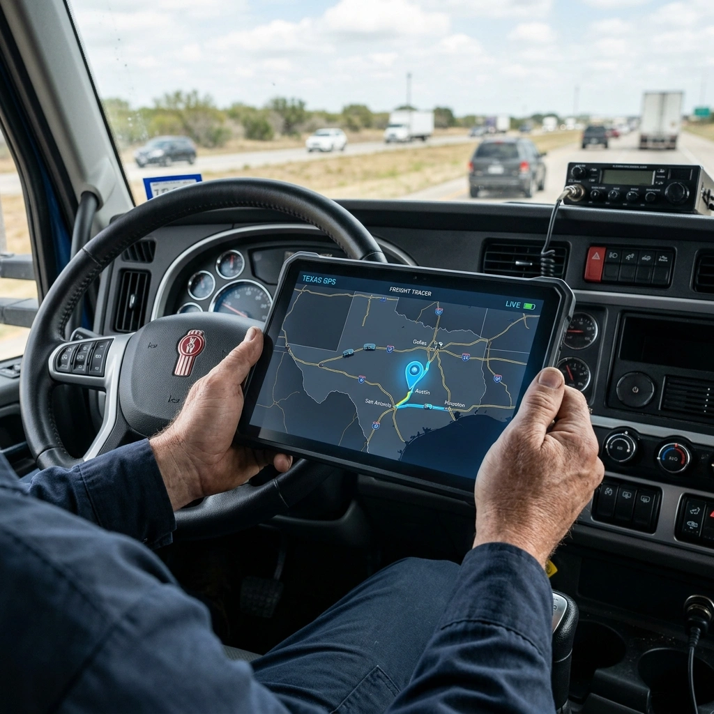 Real-Time Freight Tracking And 24/7 Monitoring For Reliable Truck Transportation Services In Texas.