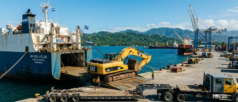 Heavy Equipment Shipping And Logistics Services For Machinery Transport To Puerto Cortés, Honduras