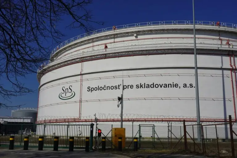 Industrial Storage Tanks Staged For International Shipping