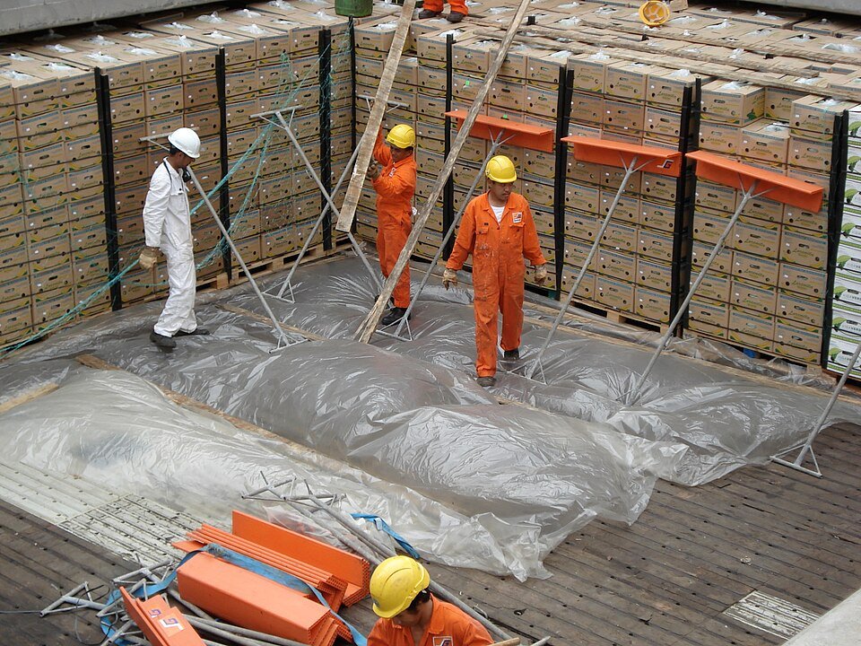 Lashing Cargo In The Holds