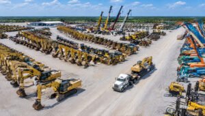 Auction Equipment Pickup and Export Shipping