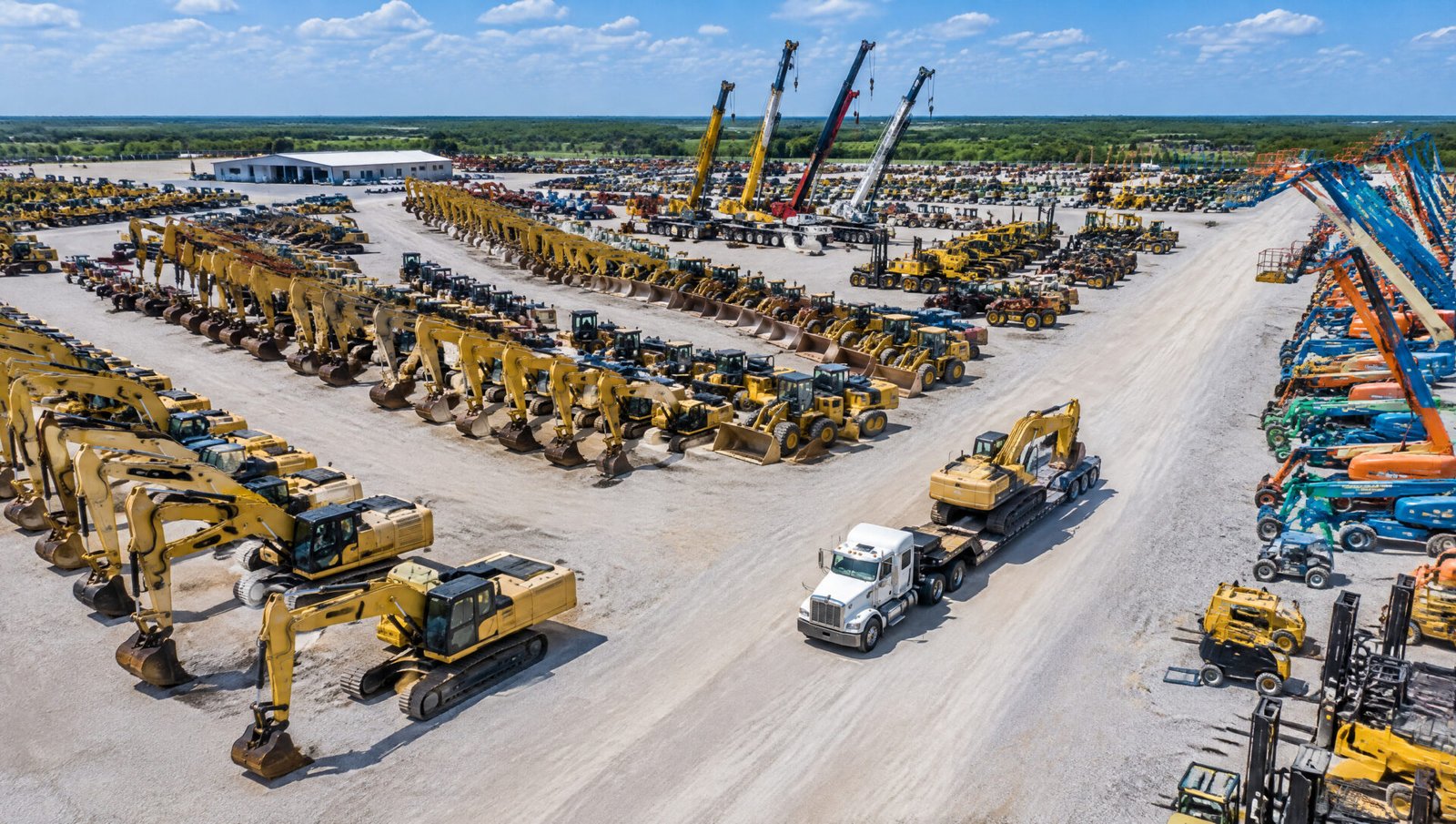 Auction Equipment Pickup and Export Shipping